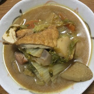 根菜と鶏肉の甘酒味噌煮